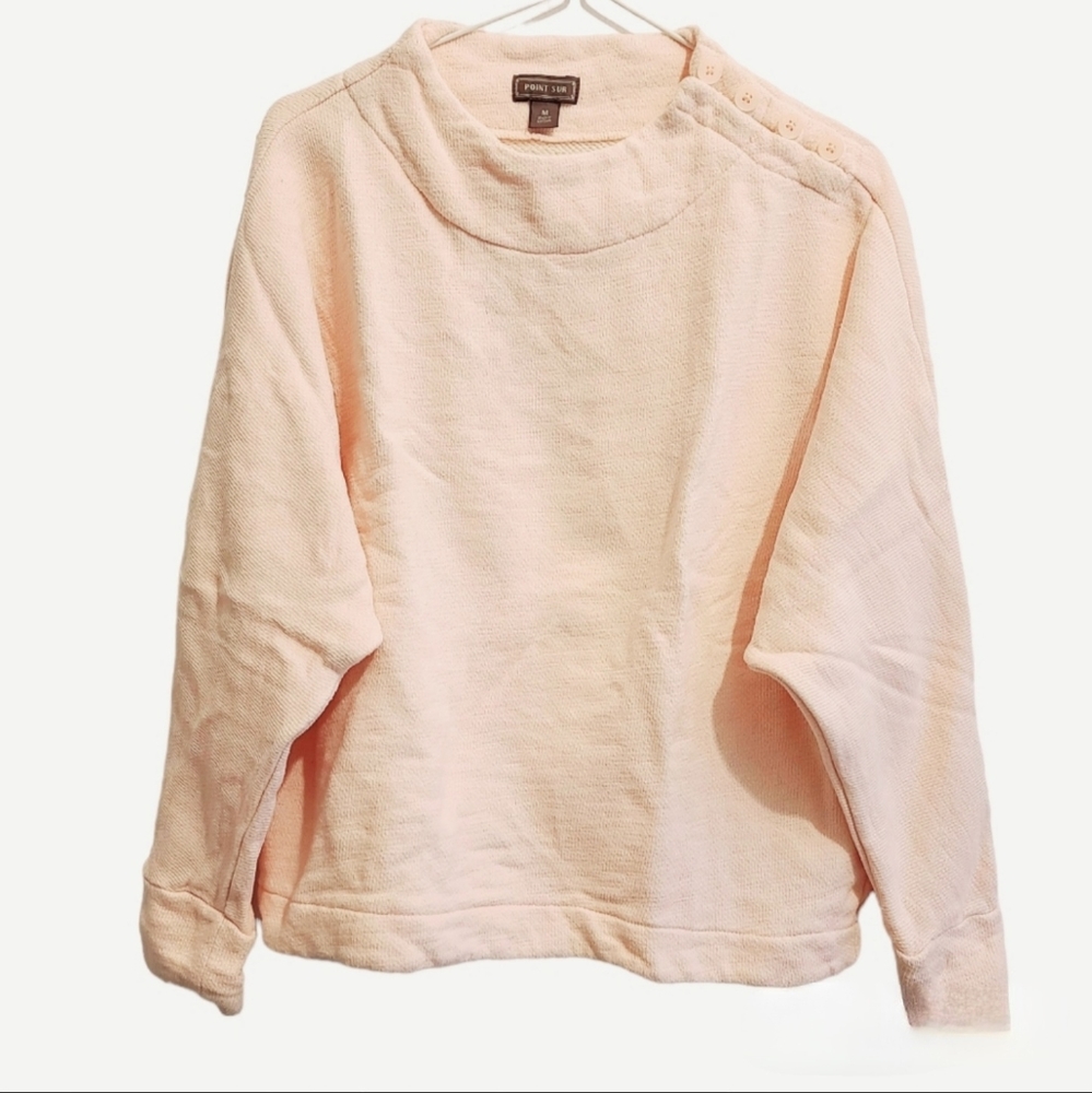 J.Crew Point Sur Dolman Sleeve Mockneck Top